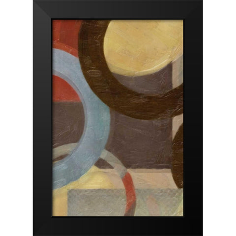 HALO WEAVE IV Black Modern Wood Framed Art Print by Greene, Taylor