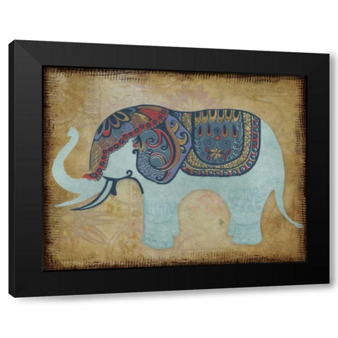 ELEGANT PACHYDERM Black Modern Wood Framed Art Print by Greene, Taylor