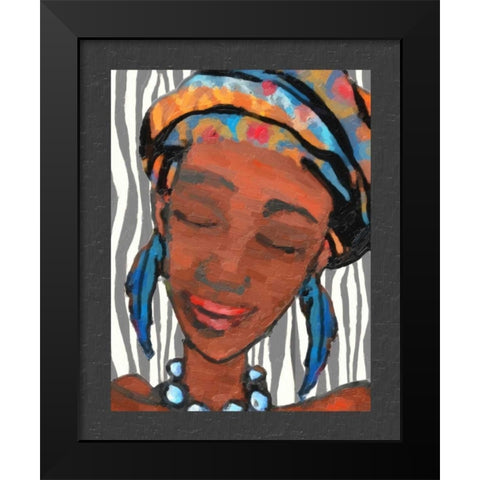 Ebony Beauty I Black Modern Wood Framed Art Print by Greene, Taylor