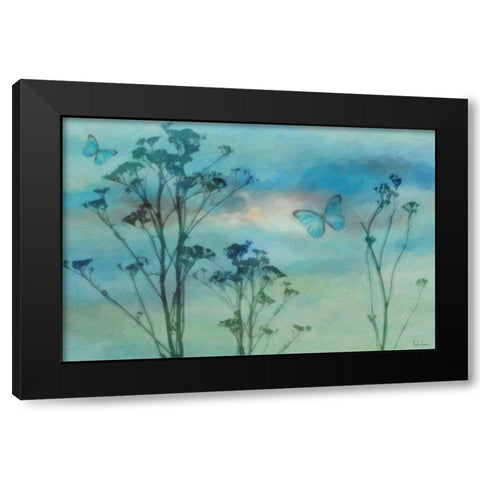 Botanical Silhouette Black Modern Wood Framed Art Print with Double Matting by Greene, Taylor
