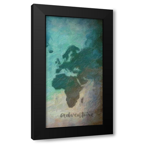 Destinations 3 Black Modern Wood Framed Art Print by Greene, Taylor