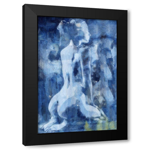 Solitude Black Modern Wood Framed Art Print by Greene, Taylor