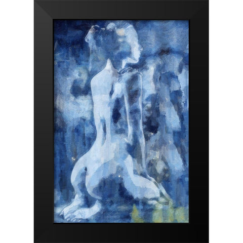 Solitude Black Modern Wood Framed Art Print by Greene, Taylor