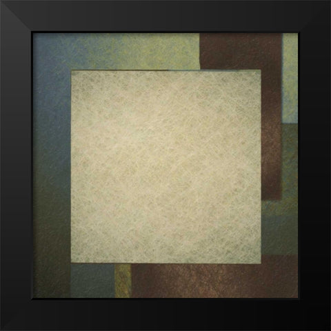 Contemporary Border 2 Black Modern Wood Framed Art Print by Greene, Taylor
