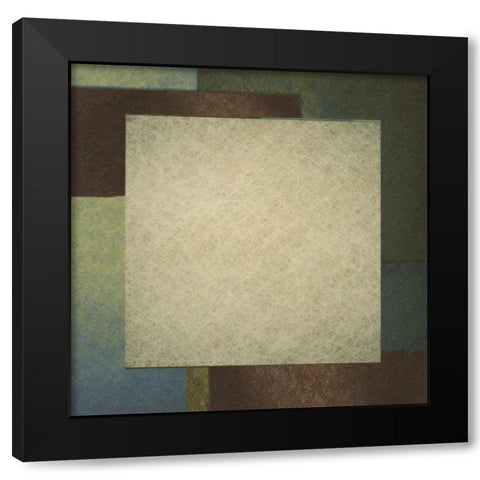 Contemporary Border 1 Black Modern Wood Framed Art Print with Double Matting by Greene, Taylor