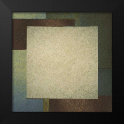 Contemporary Border 1 Black Modern Wood Framed Art Print by Greene, Taylor