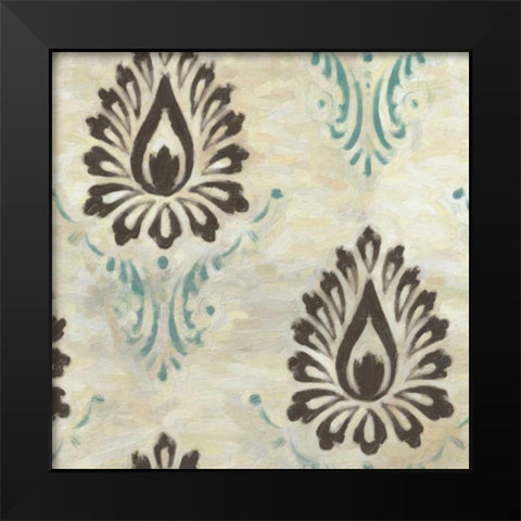 Medallion1 Black Modern Wood Framed Art Print by Greene, Taylor
