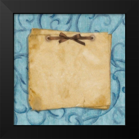 Journaling 1 Black Modern Wood Framed Art Print by Greene, Taylor