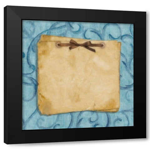 Journaling 2 Black Modern Wood Framed Art Print with Double Matting by Greene, Taylor