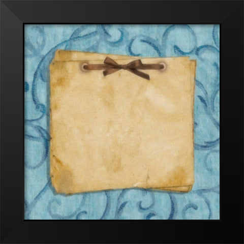 Journaling 2 Black Modern Wood Framed Art Print by Greene, Taylor