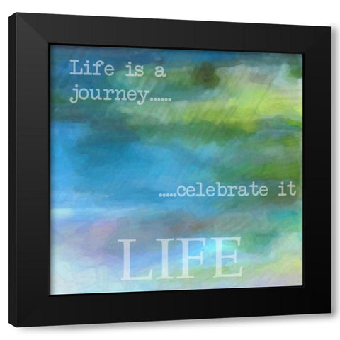 LIFE Black Modern Wood Framed Art Print with Double Matting by Greene, Taylor