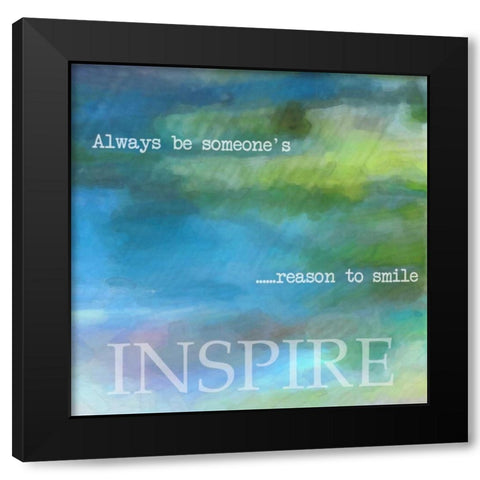 INSPIRE Black Modern Wood Framed Art Print with Double Matting by Greene, Taylor