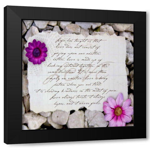 Rocks1 Black Modern Wood Framed Art Print with Double Matting by Greene, Taylor