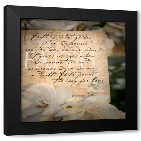 Postcard 1 Black Modern Wood Framed Art Print by Greene, Taylor
