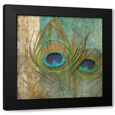 Feather Create Black Modern Wood Framed Art Print with Double Matting by Greene, Taylor