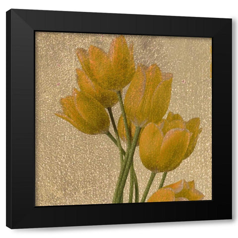 OSCAR GOLD A1 Black Modern Wood Framed Art Print by Greene, Taylor