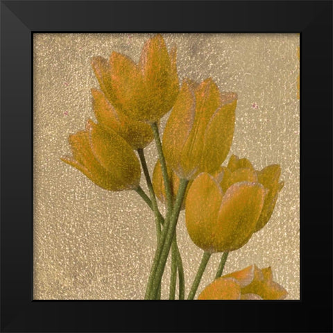 OSCAR GOLD A1 Black Modern Wood Framed Art Print by Greene, Taylor