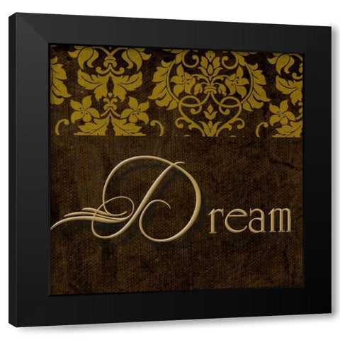 OSCAR GOLD A2 Black Modern Wood Framed Art Print with Double Matting by Greene, Taylor