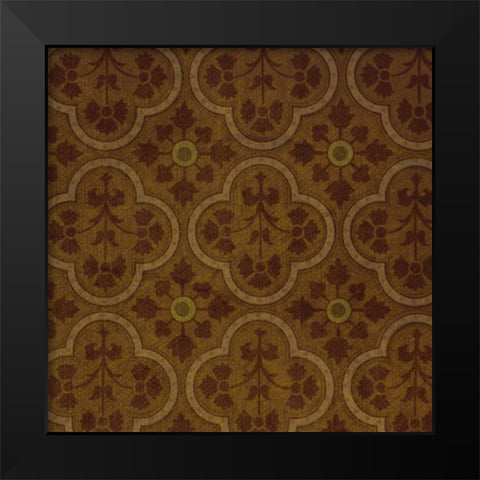 OSCAR GOLD A3 Black Modern Wood Framed Art Print by Greene, Taylor