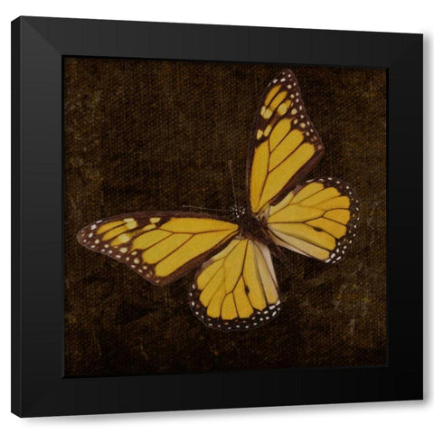 OSCAR GOLD A8 Black Modern Wood Framed Art Print with Double Matting by Greene, Taylor