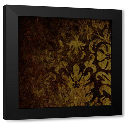 OSCAR GOLD B1 Black Modern Wood Framed Art Print with Double Matting by Greene, Taylor