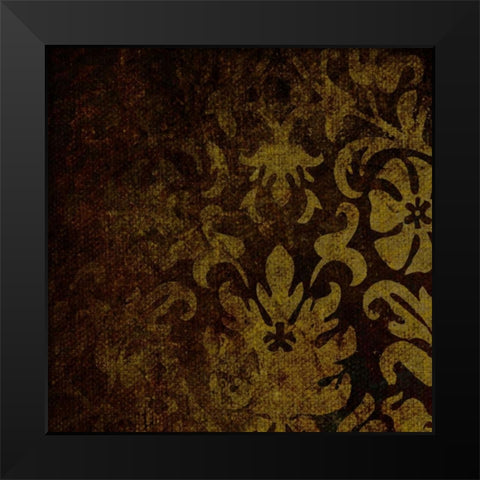 OSCAR GOLD B1 Black Modern Wood Framed Art Print by Greene, Taylor