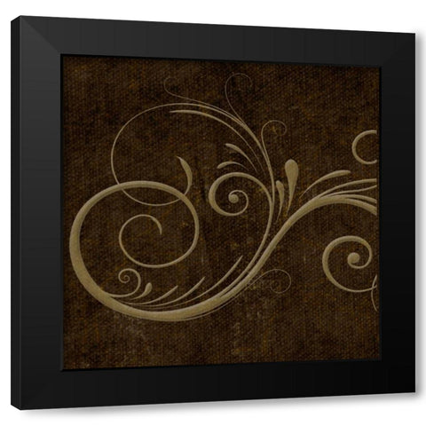 OSCAR GOLD B6 Black Modern Wood Framed Art Print with Double Matting by Greene, Taylor
