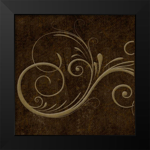 OSCAR GOLD B6 Black Modern Wood Framed Art Print by Greene, Taylor