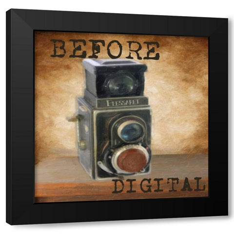 BEFORE DIGITAL Black Modern Wood Framed Art Print with Double Matting by Greene, Taylor