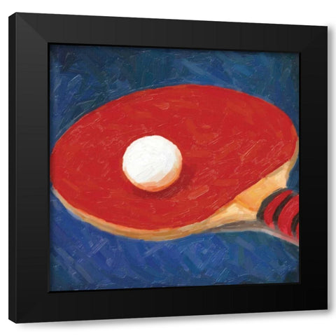 GAMING PING PONG Black Modern Wood Framed Art Print by Greene, Taylor