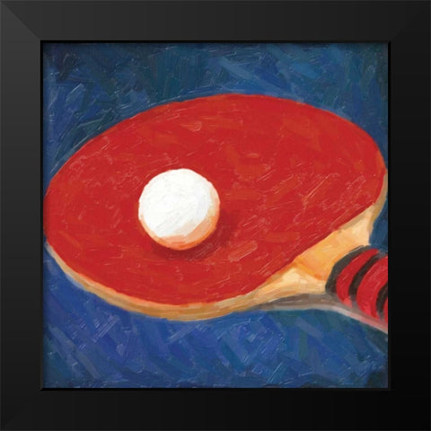 GAMING PING PONG Black Modern Wood Framed Art Print by Greene, Taylor