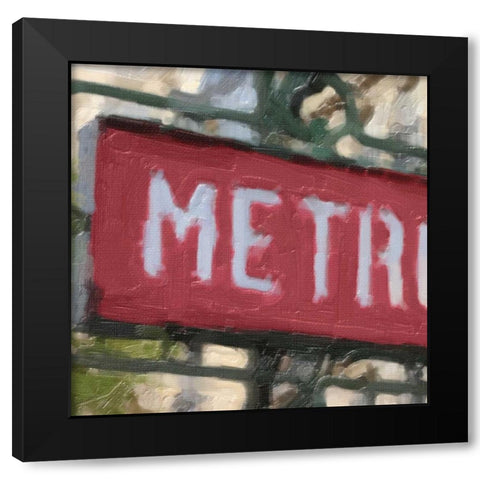 Travel 9 F Black Modern Wood Framed Art Print by Greene, Taylor