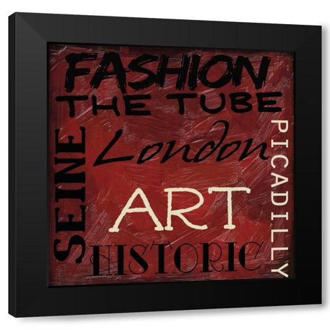 Travel 9 K Black Modern Wood Framed Art Print with Double Matting by Greene, Taylor