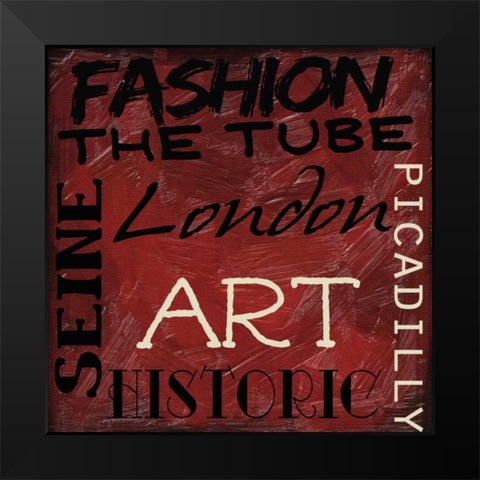 Travel 9 K Black Modern Wood Framed Art Print by Greene, Taylor