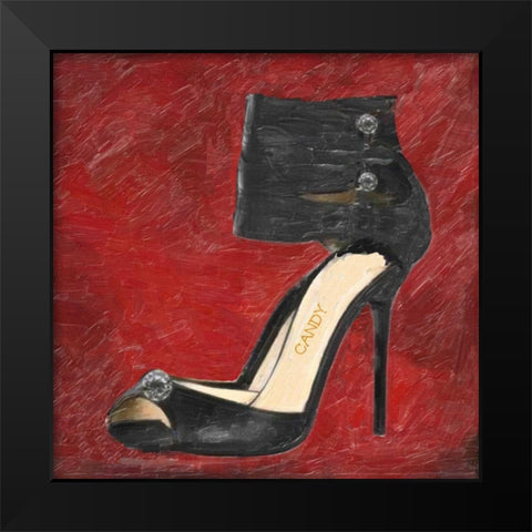 Fashion Patch S1 Black Modern Wood Framed Art Print by Greene, Taylor