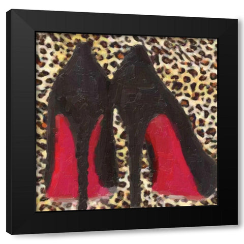 Fashion Patch S5 Black Modern Wood Framed Art Print by Greene, Taylor