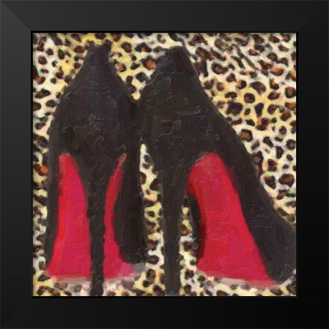Fashion Patch S5 Black Modern Wood Framed Art Print by Greene, Taylor