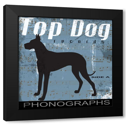 TOP DOG A Black Modern Wood Framed Art Print with Double Matting by Greene, Taylor