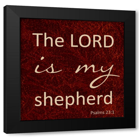 MY SHEPHERD Black Modern Wood Framed Art Print by Greene, Taylor