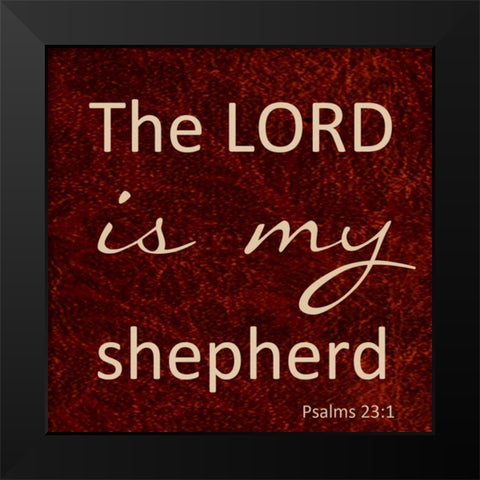 MY SHEPHERD Black Modern Wood Framed Art Print by Greene, Taylor
