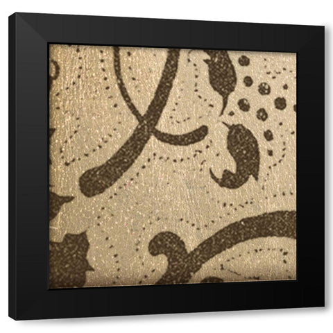 ELEMENT Black Modern Wood Framed Art Print with Double Matting by Greene, Taylor