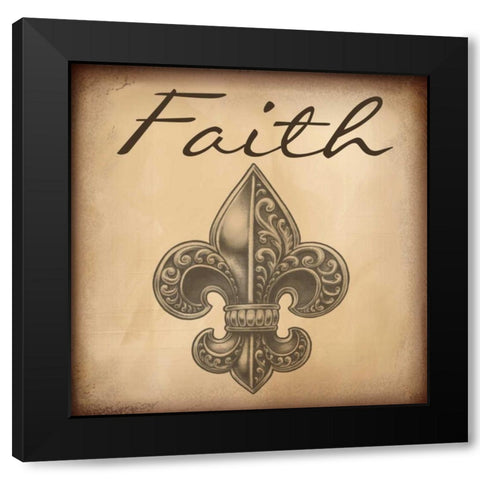 Faith A9 Black Modern Wood Framed Art Print by Greene, Taylor
