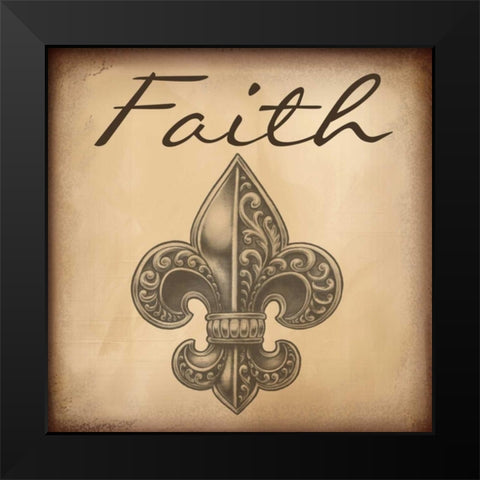 Faith A9 Black Modern Wood Framed Art Print by Greene, Taylor