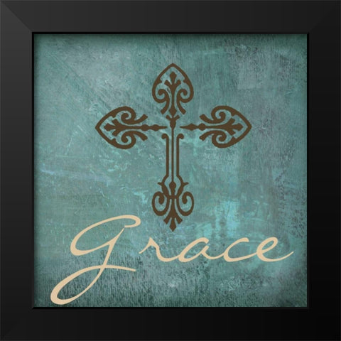 Grace Black Modern Wood Framed Art Print by Greene, Taylor