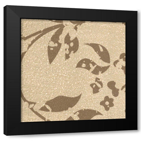 Faith B6 Black Modern Wood Framed Art Print with Double Matting by Greene, Taylor