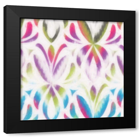 COLORFUL MOTIF IV Black Modern Wood Framed Art Print by Greene, Taylor