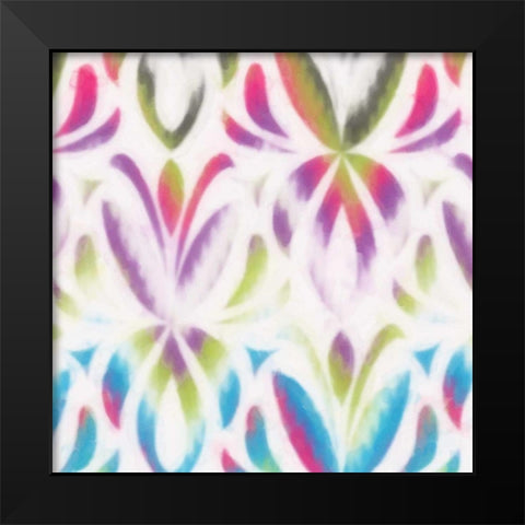 COLORFUL MOTIF IV Black Modern Wood Framed Art Print by Greene, Taylor