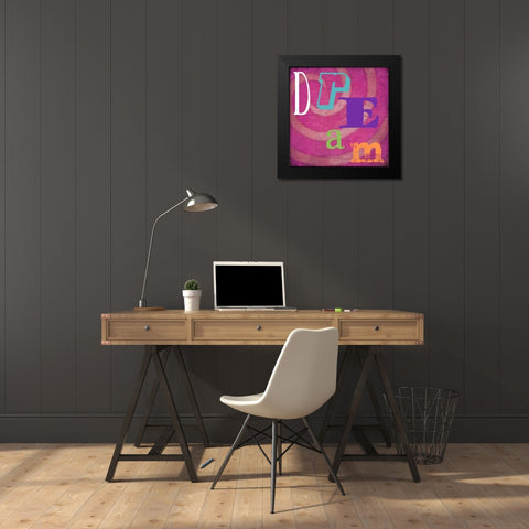 Dream A1 Black Modern Wood Framed Art Print by Greene, Taylor