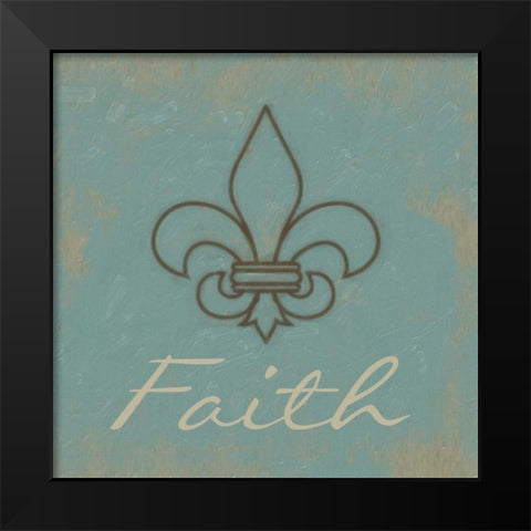 Faith Black Modern Wood Framed Art Print by Greene, Taylor