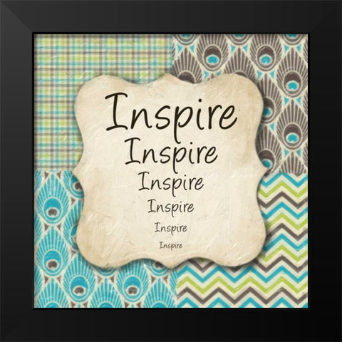 INSPIRES Black Modern Wood Framed Art Print by Greene, Taylor